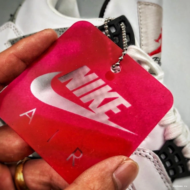 Rep MAX OG Air 4 (nike) White Jordan 840606-192 Cement 0715
